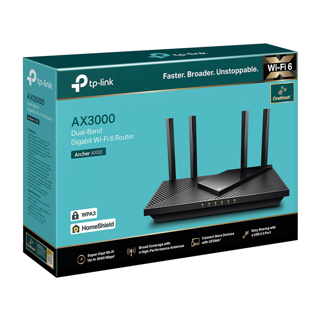 Маршрутизатор TP-Link ARCHER AX55 (ARCHER-AX55) - зображення 6