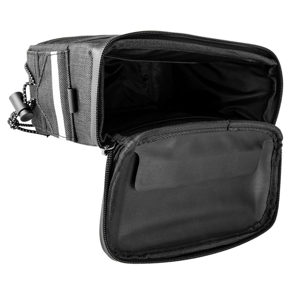 Велосумка на кермо Neo Tools 600D 23х12х 7 см Black (91-009) - зображення 11