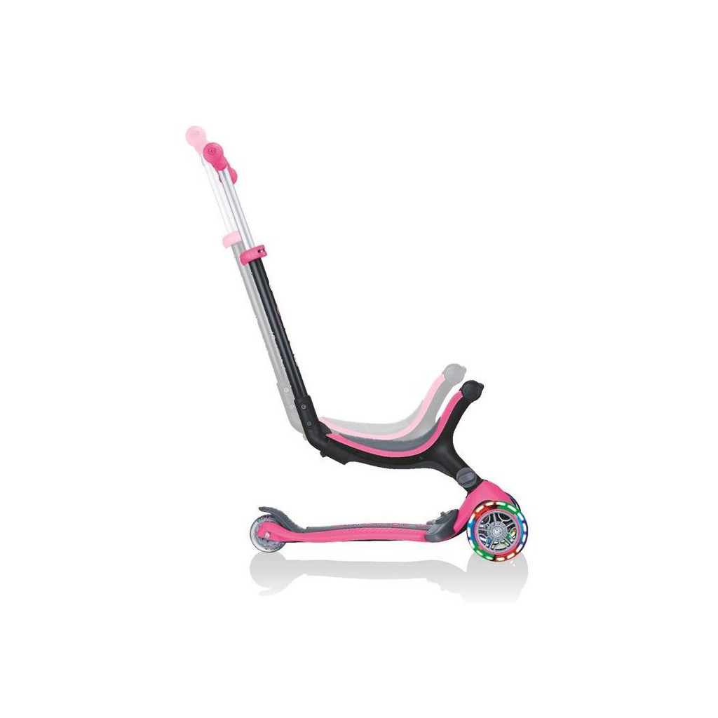 Самокат Globber Go up foldable plus рожевий з підсвічуванням (643-110) - зображення 4