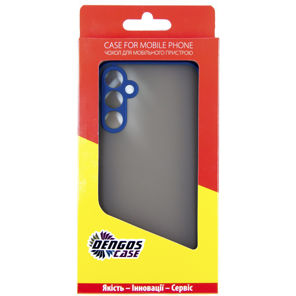 Чохол до мобільного телефона Dengos Matte Samsung Galaxy M14 5G (blue) (DG-TPU-MATT-125) - зображення 5