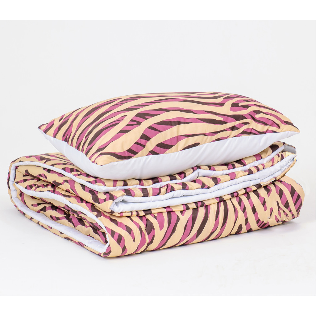 Ковдра MirSon Набір антиалергенний BamBoo Зима №3638 Print Line Visano + подушка середня 140х205+50х70 (2200004820002) - зображення 2