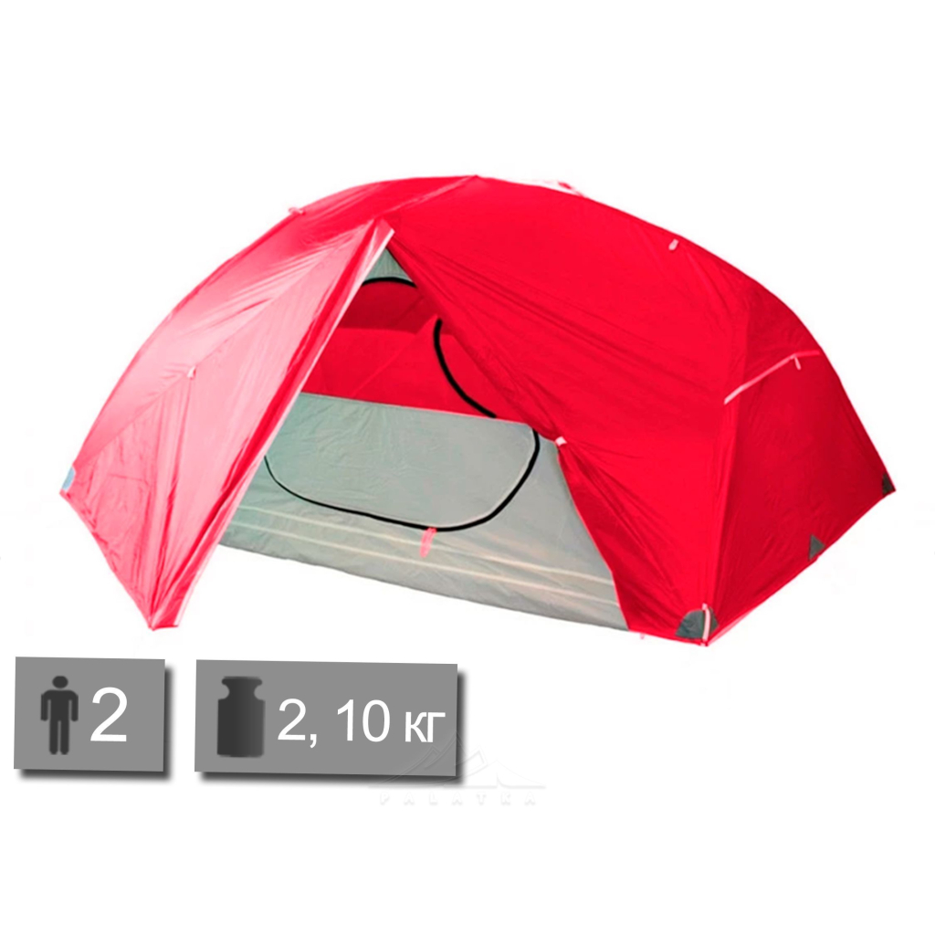 Намет Tramp Cloud 2 Si Red (TRT-092-red) - зображення 1
