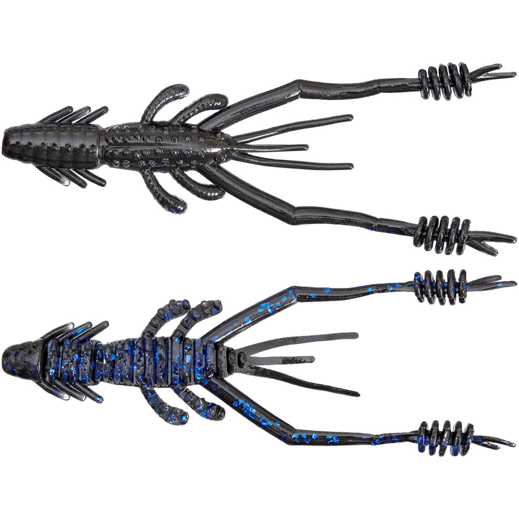 Силікон рибальський Reins Ring Shrimp 3" B11 Blue Belly (8 шт/уп.) (1552.08.89) - зображення 1