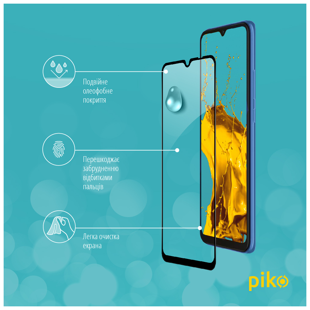 Скло захисне Piko Full Glue Xiaomi Redmi 10C (1283126527180) - зображення 5