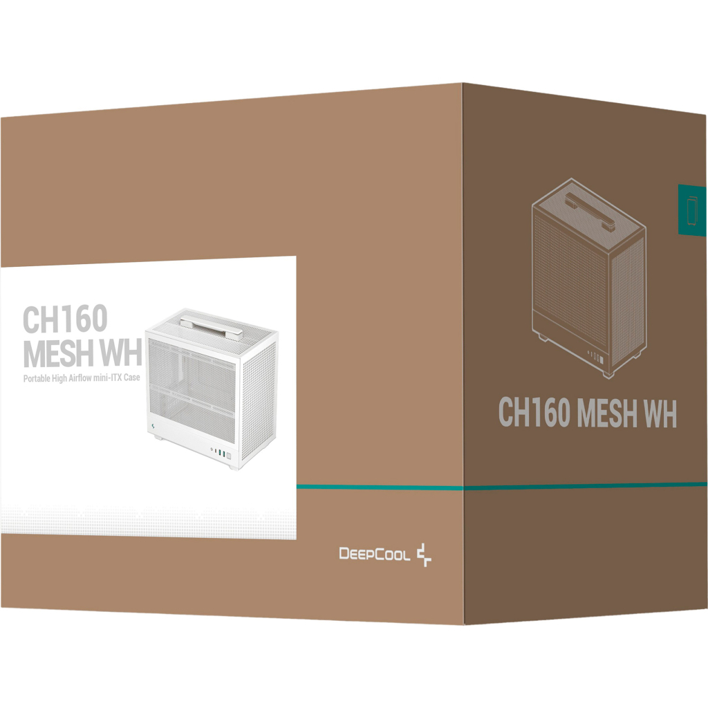 Корпус Deepcool CH160 MESH WH - зображення 12