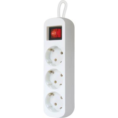 Мережевий подовжувач Defender S350 5.0 m 3 роз switch white (99235) - зображення 2