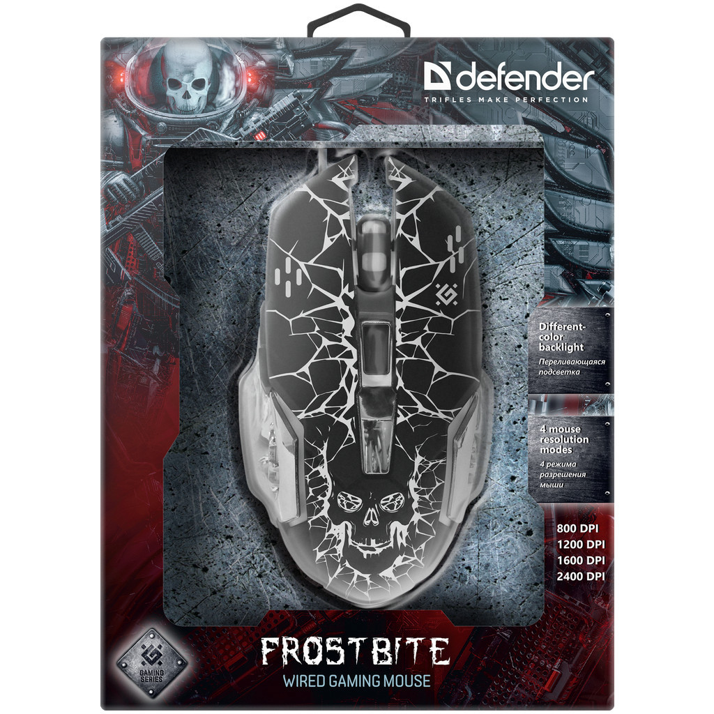 Мишка Defender FrostBite GM-043 USB Black (52043) - зображення 5