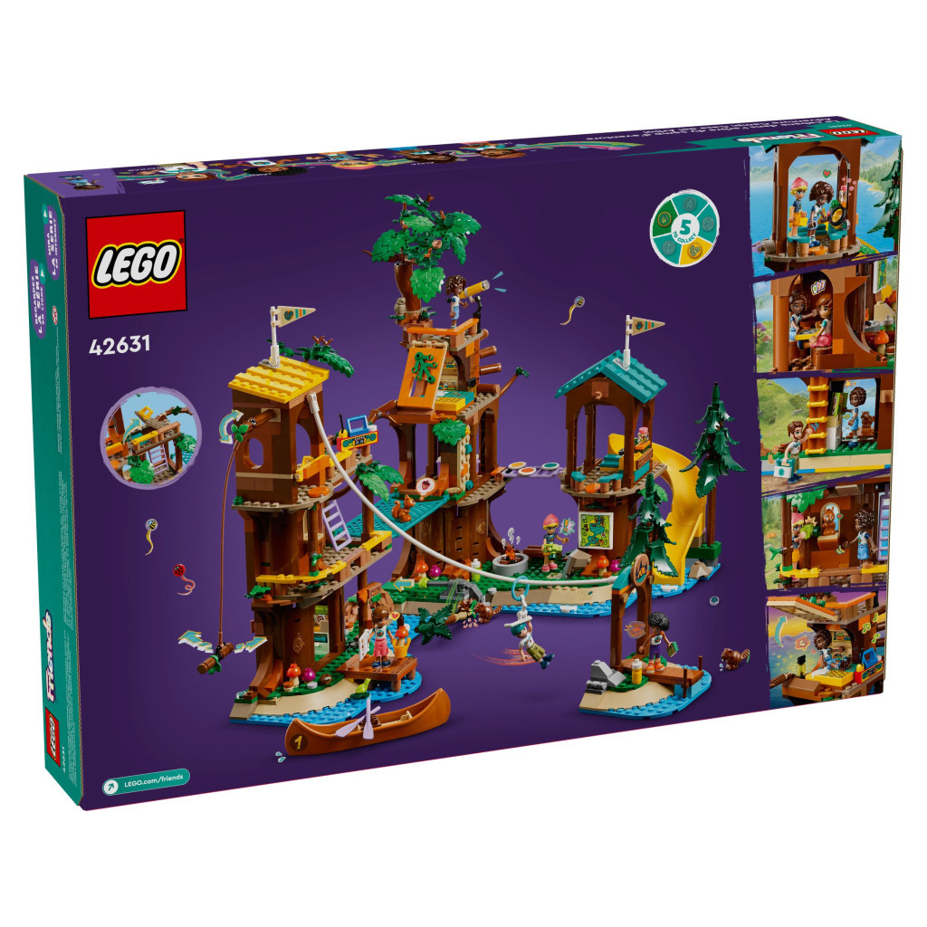 Конструктор LEGO Friends Будиночок на дереві у пригодницькому таборі (42631) - зображення 9