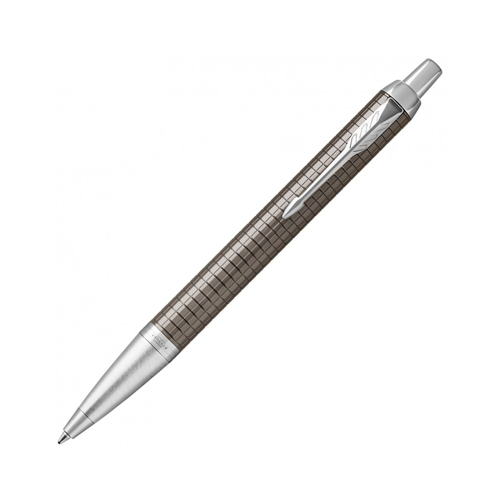 Ручка кулькова Parker IM 17 Premium Dark Espresso Chiselled CT BP (24 332) - зображення 2