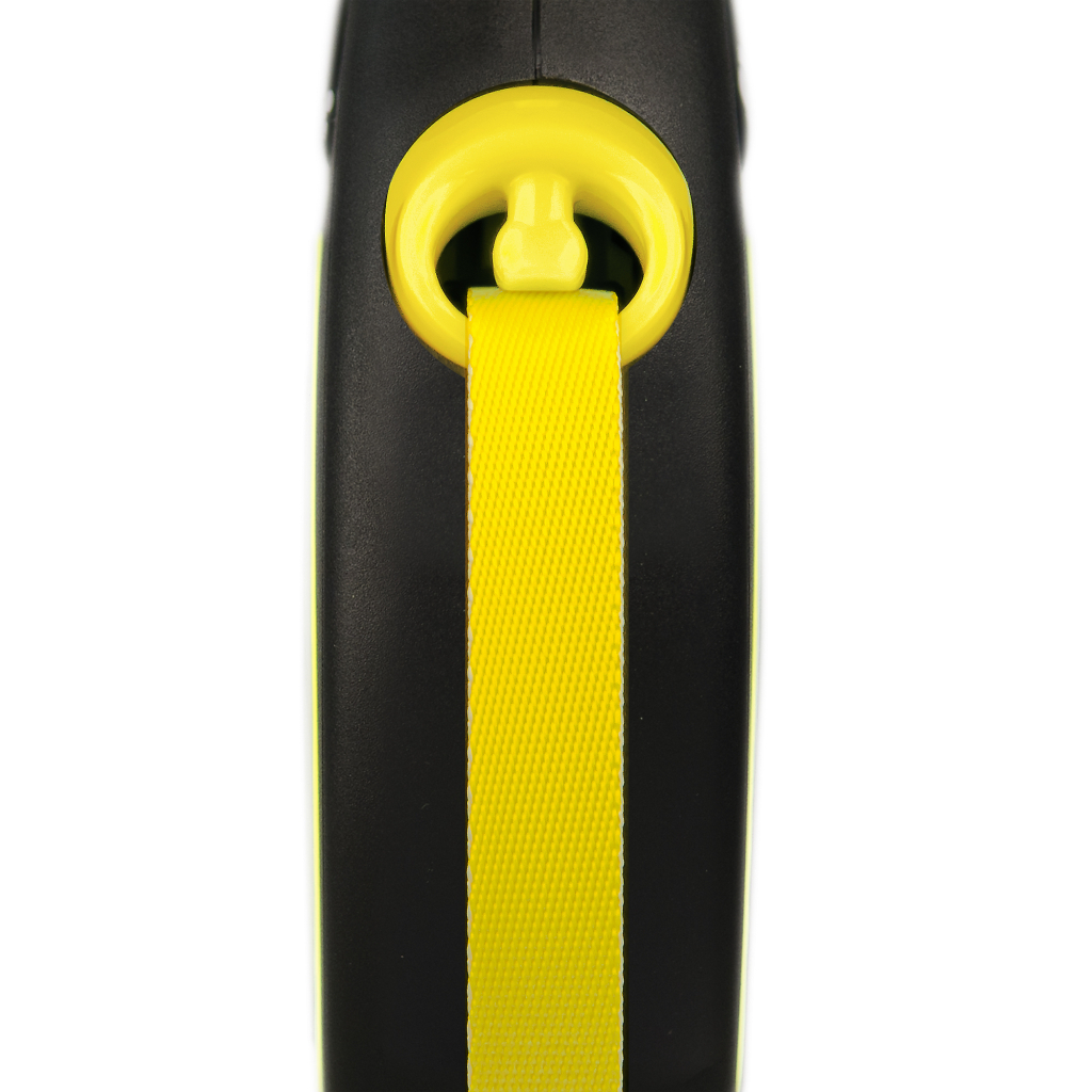 Повідець для собак Flexi New Neon L стрічка 5 м (чорний) (4000498031711) - зображення 2