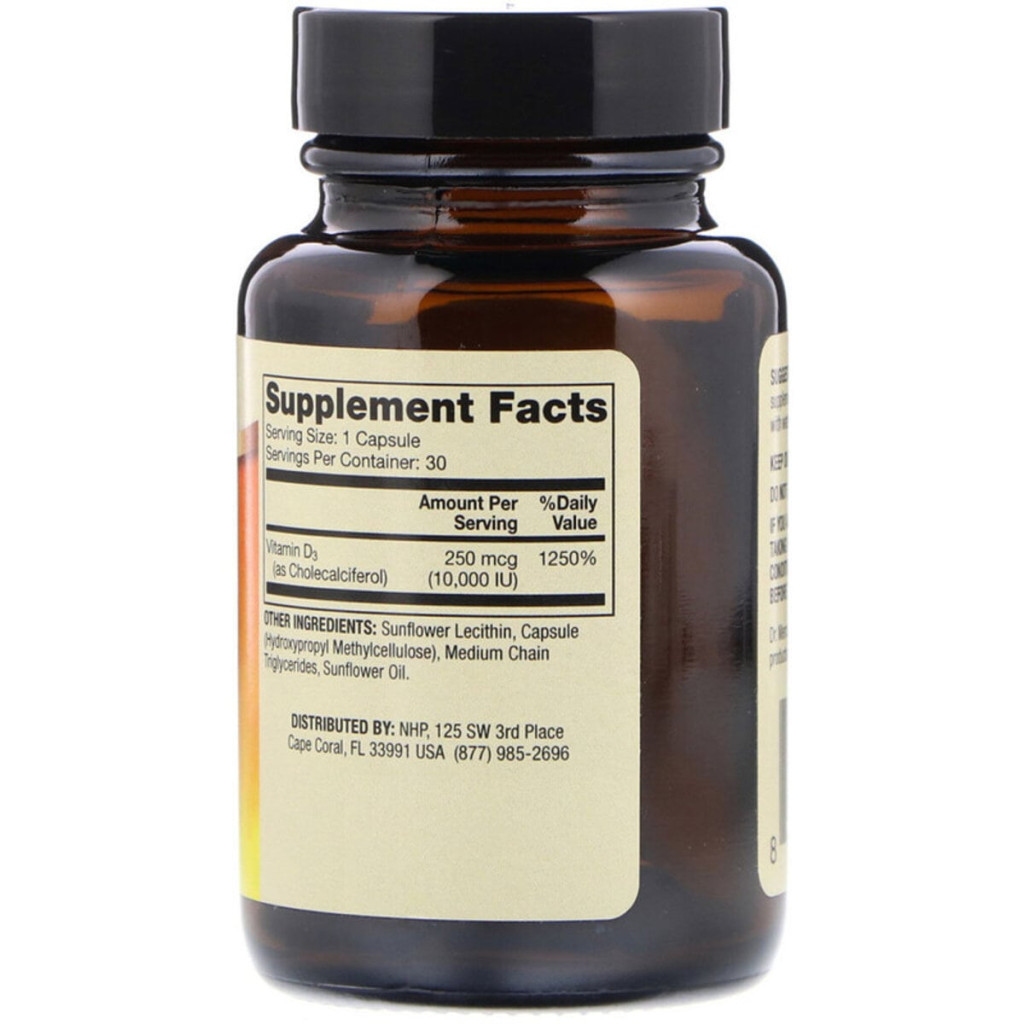 Вітамін Dr. Mercola Ліпосомальний Вітамін D3, 10000 МО, Liposomal Vitamin D3, 30 (MCL-03148) - зображення 2