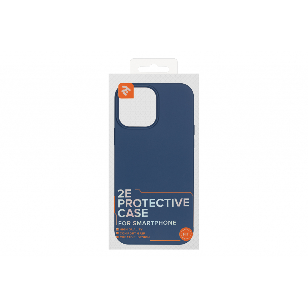 Чохол до мобільного телефона 2E Basic Apple iPhone 13 Pro Max, Liquid Silicone, Cobalt Blue (2E-IPH-13PRM-OCLS-CB) - зображення 2