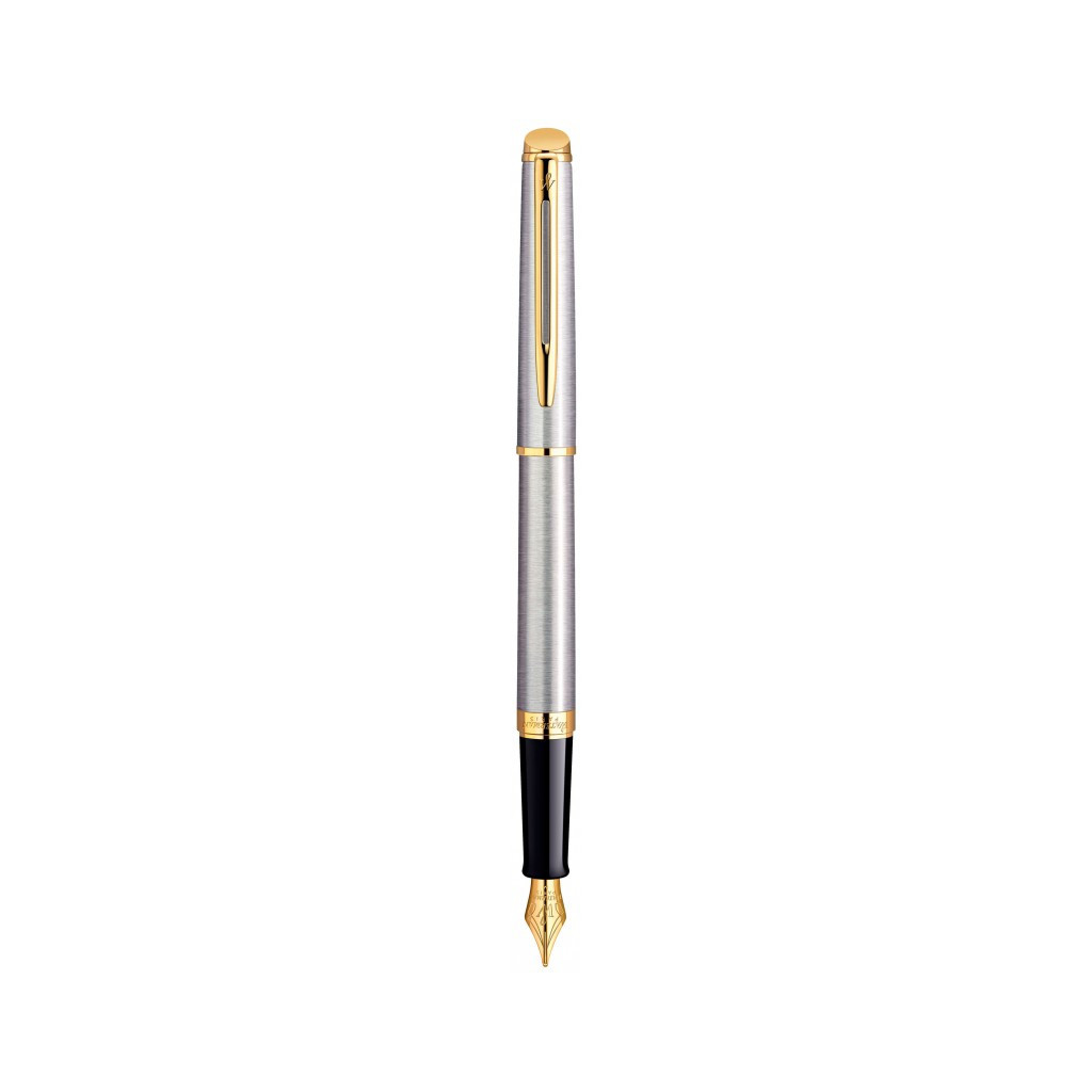 Ручка пір'яна Waterman HEMISPHERE S/S GT  FP F (12 010) - зображення 1