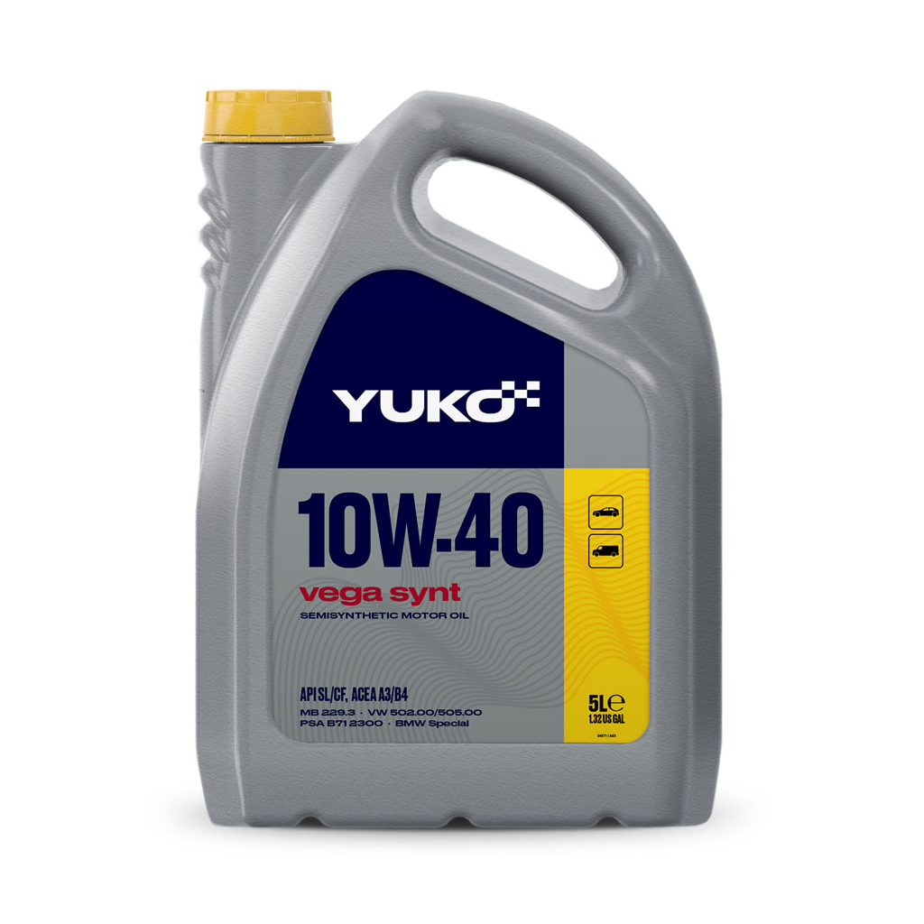 Моторна олива Yuko VEGA SYNT 10W-40 5л (4820070242126) - зображення 1