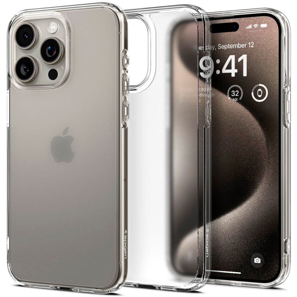 Чохол до мобільного телефона Spigen Apple iPhone 15 Pro Max Ultra Hybrid Frost Clear (ACS06567) - изображение 2