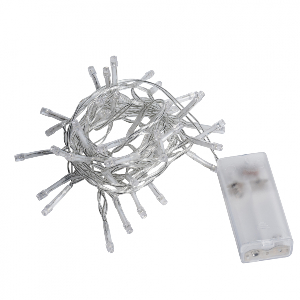 Гірлянда YES! Fun Нитка 41 LED Різнокольорова 2.8 м Статична На батарейках (975053) - зображення 2