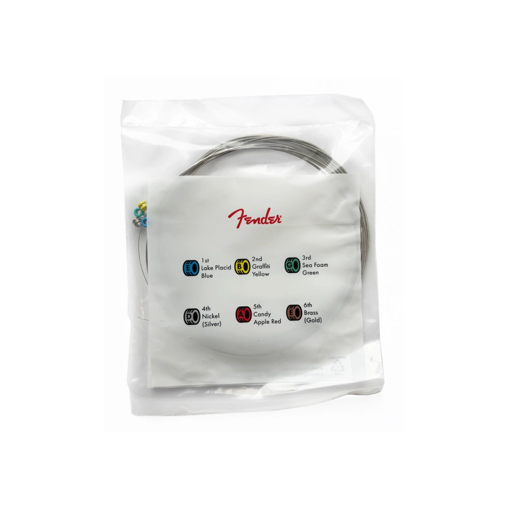Струни для гітари Fender 250L Transparent Pack (09-42) (301440) - зображення 1