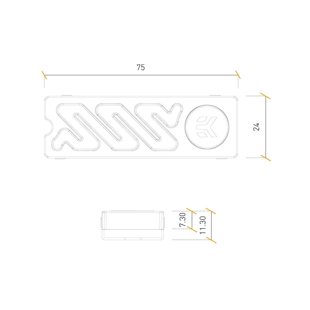 Радіатор охолодження Ekwb EK-Quantum Convection M.2 NVMe - Black (3831109894606) - изображение 3