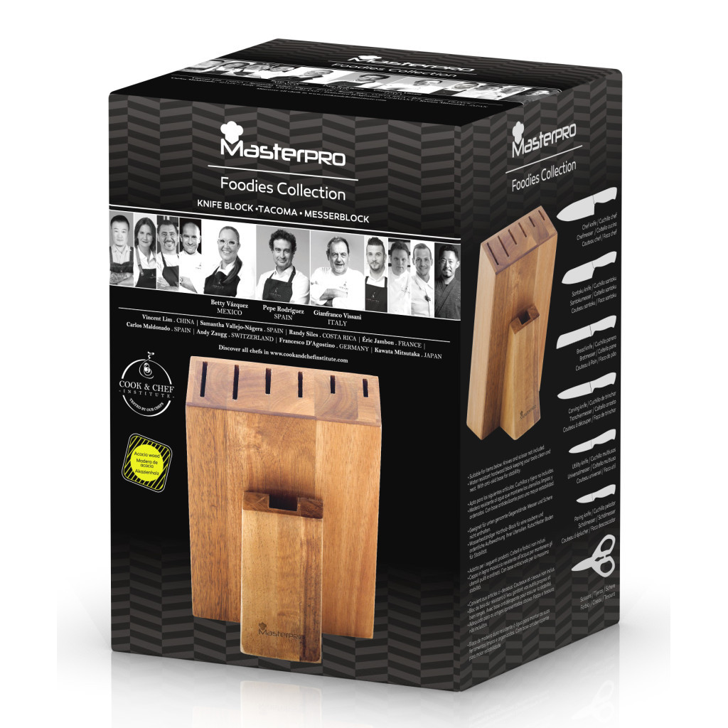 Підставка для ножів MasterPro Foodies Collection 16 х 14,3 х 22,7 см (BGMP-4319) - зображення 5