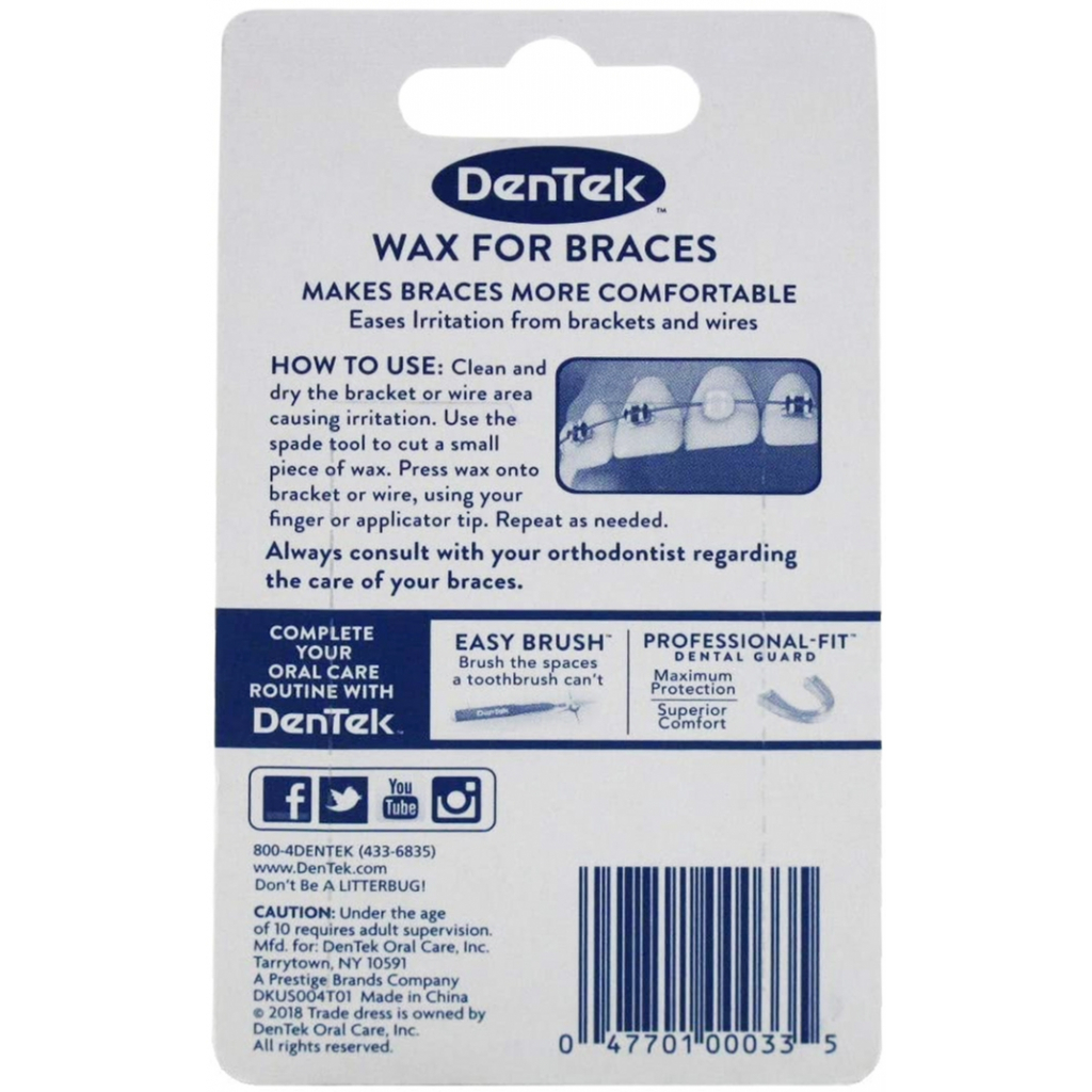 Віск для брекетів DenTek 14 г (047701000335) - изображение 2