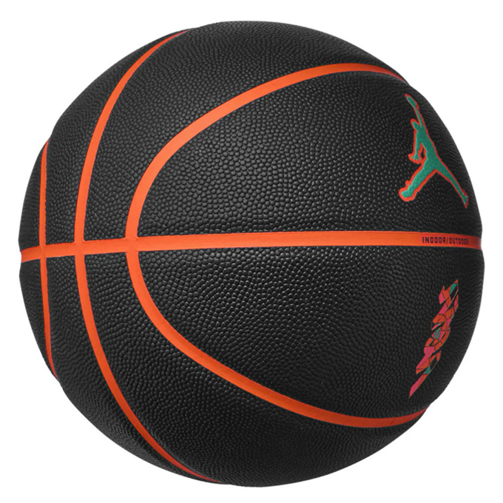 М'яч баскетбольний Nike Jordan All Court 8P Z Williamson Deflated чорний, помаранчевий Уні 7 J.100.4141.095.07 (887791427496) - зображення 2