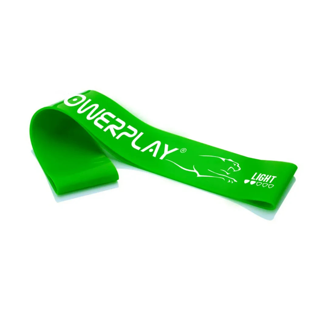 Еспандер PowerPlay -стрічка 4113 Mini Power Band 0.6мм Зелена (PP_4113_Green) - зображення 1