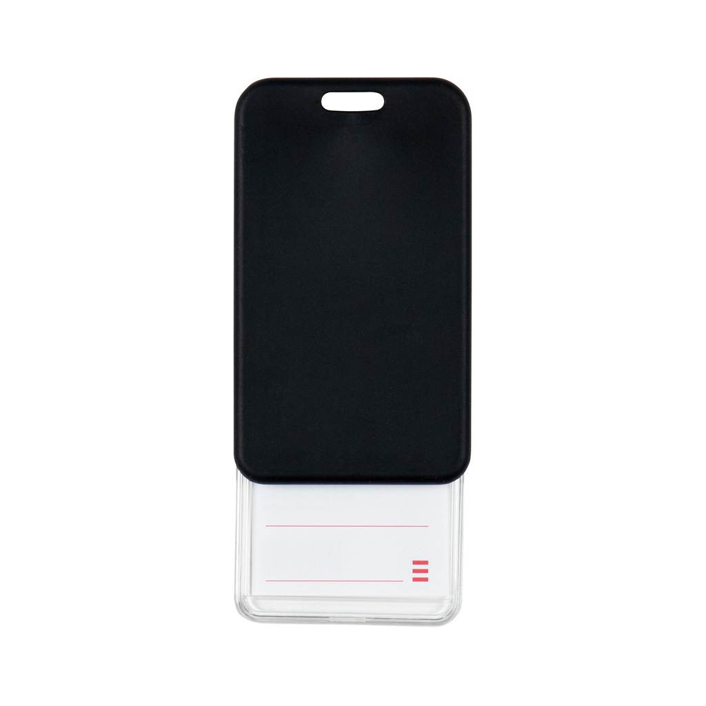 Бейдж Axent чохол SoftTouch матовий, 54х85мм ,чорний (4550V-01-A) - зображення 3