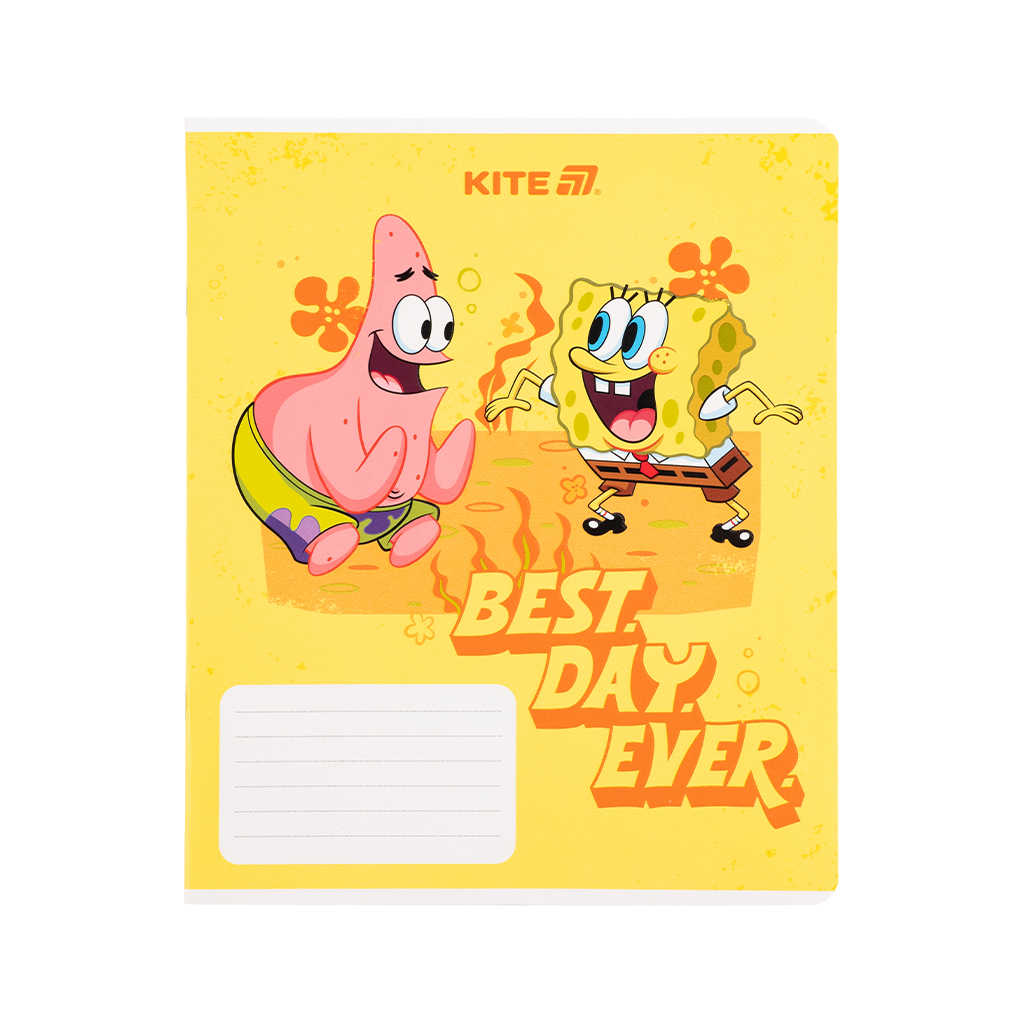 Зошит Kite SpongeBob SquarePants, 18 аркушів, клітинка (SB25-236) - изображение 6