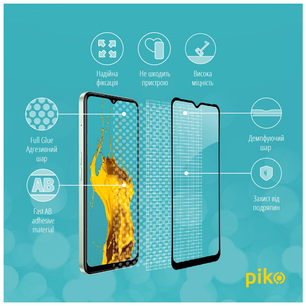 Скло захисне Piko Full Glue RealMe C35 (1283126531323) - зображення 4