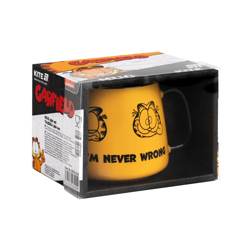 Чашка Kite Garfield 350 мл, GF (GF25-218) - зображення 3