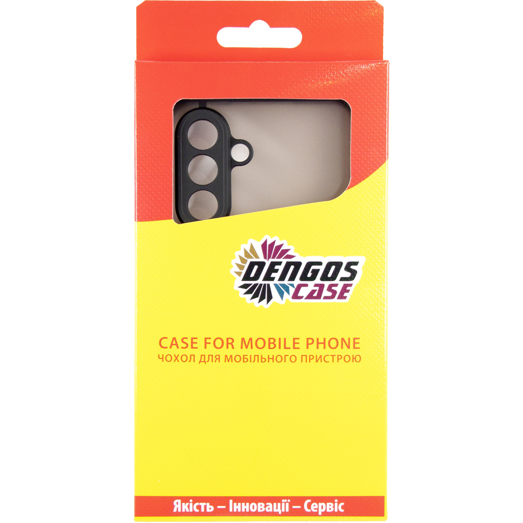 Чохол до мобільного телефона Dengos Matte Samsung Galaxy A36 5G (Black) (DG-TPU-MATT-165) - зображення 5