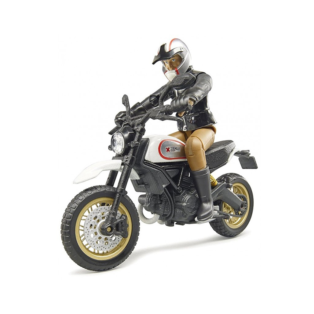 Спецтехніка Bruder фігурка людини з мотоциклом (63051) - изображение 2