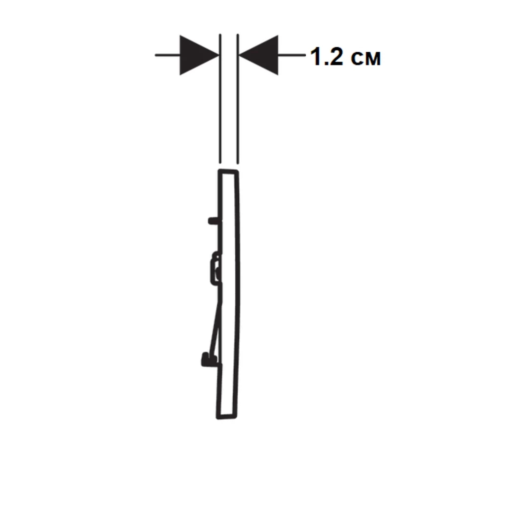 Панель змиву Geberit Sigma30 білий (115.883.11.1) - зображення 4