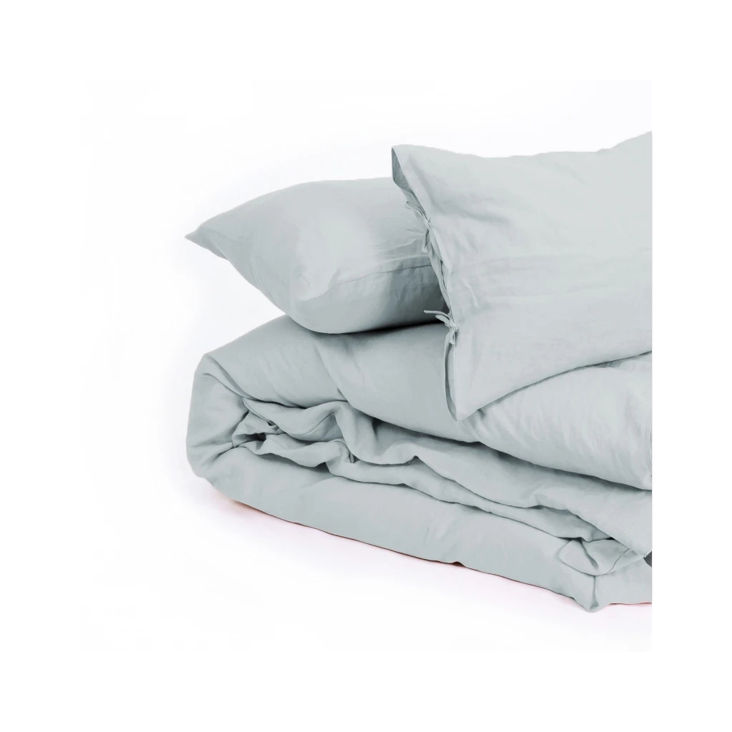 Постільна білизна MirSon Льон Natural Linen Caspian 200х220 (2200008248260) - зображення 7