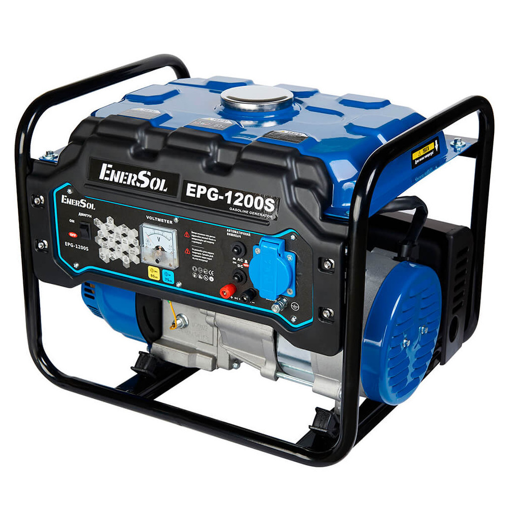 Генератор Enersol однофазний, 1.2 kW, двиг. EnerSol ES-98G, ручний старт (EPG-1200S) - зображення 2