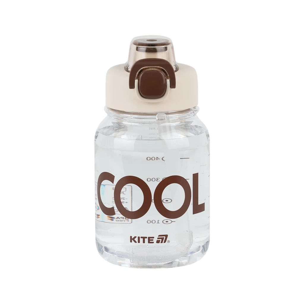 Поїльник-непроливайка Kite 700 мл, біло-коричнева (K25-1217-1) - зображення 1