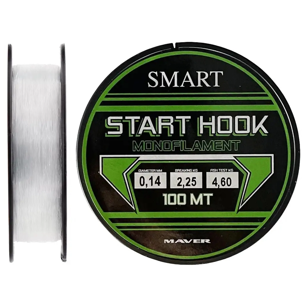 Волосінь Smart Start Hook 100m 0.14mm 2.25kg (1300.37.57) - зображення 1