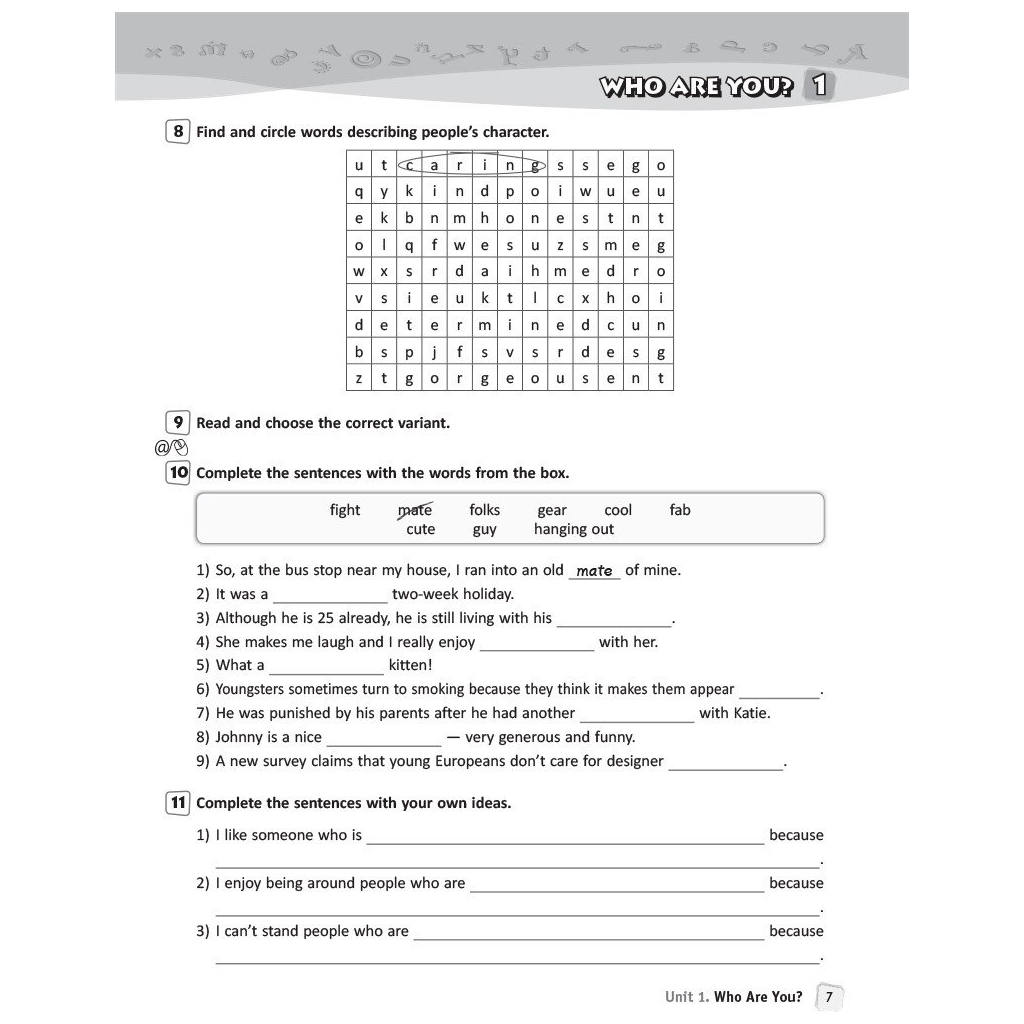 Робочий зошит Англійська мова. 9 клас. До підручника О. Д. Карпюк - С.В. Мясоєдова Ранок (9786170938251) - зображення 6