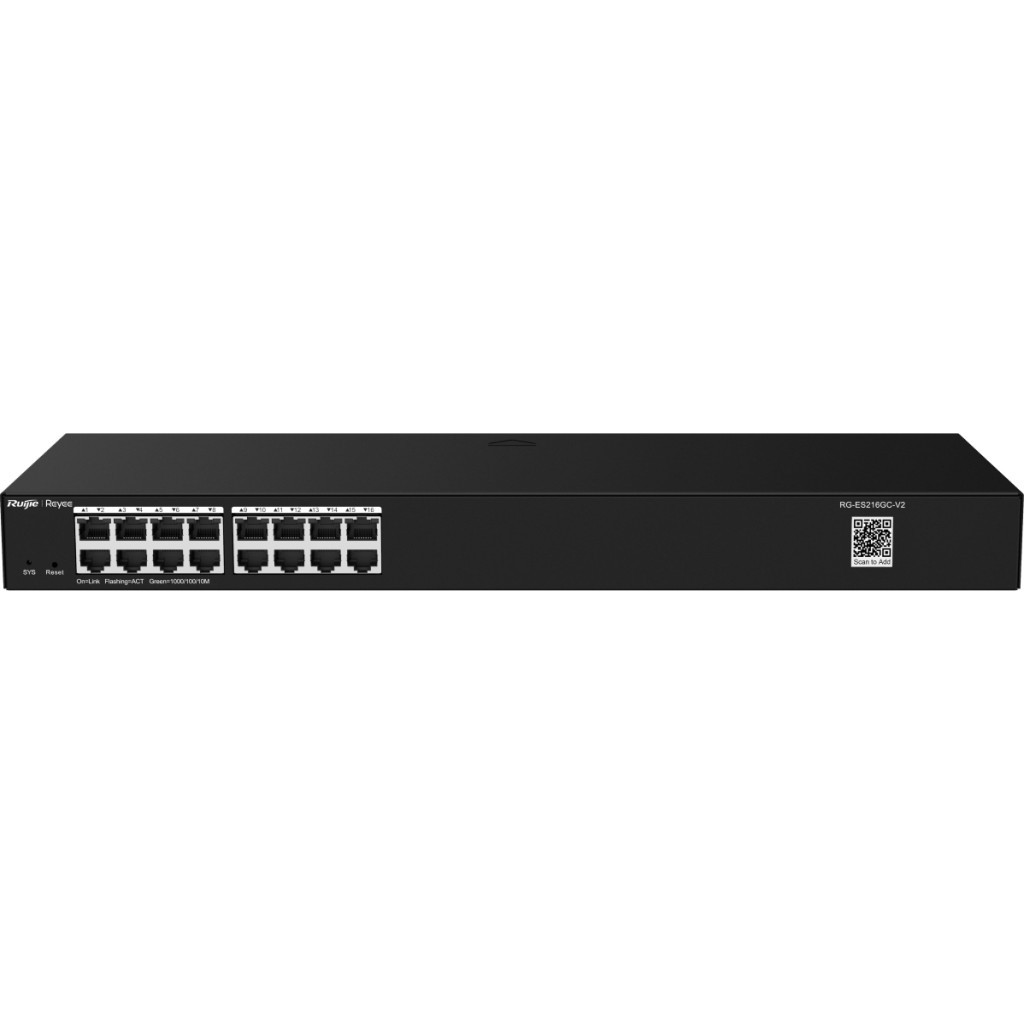 Комутатор мережевий Ruijie Networks RG-ES216GC-V2 - зображення 1