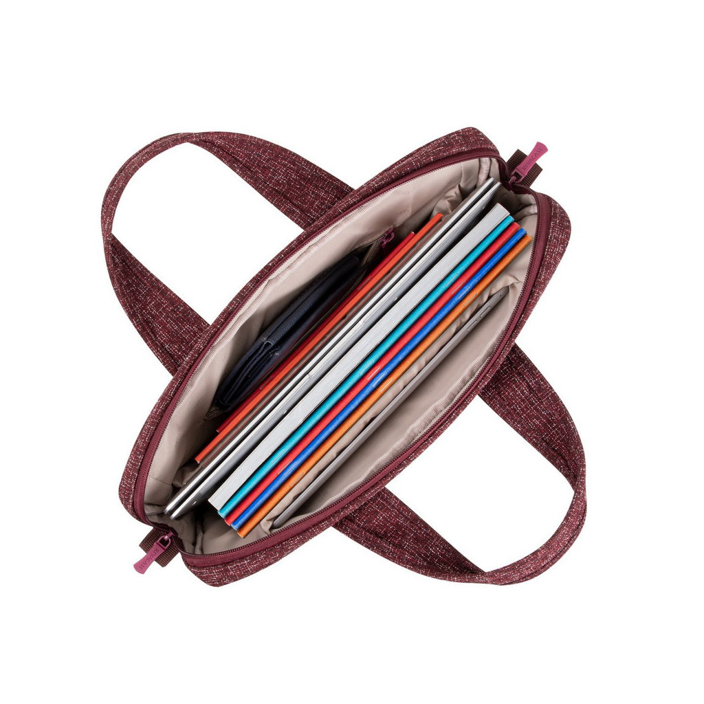 Сумка для ноутбука RivaCase 14" 7921 (Red) Anvik (7921Red) - зображення 9