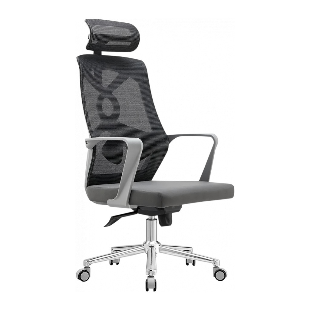 Офісне крісло GT Racer B-716A Gray - зображення 1