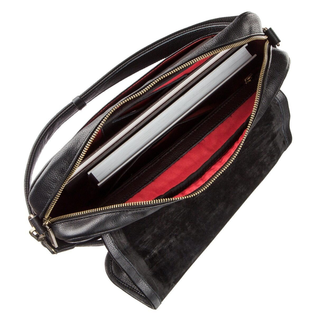 Сумка Shvigel Чоловіча шкіряна Чорна (19116) - зображення 6