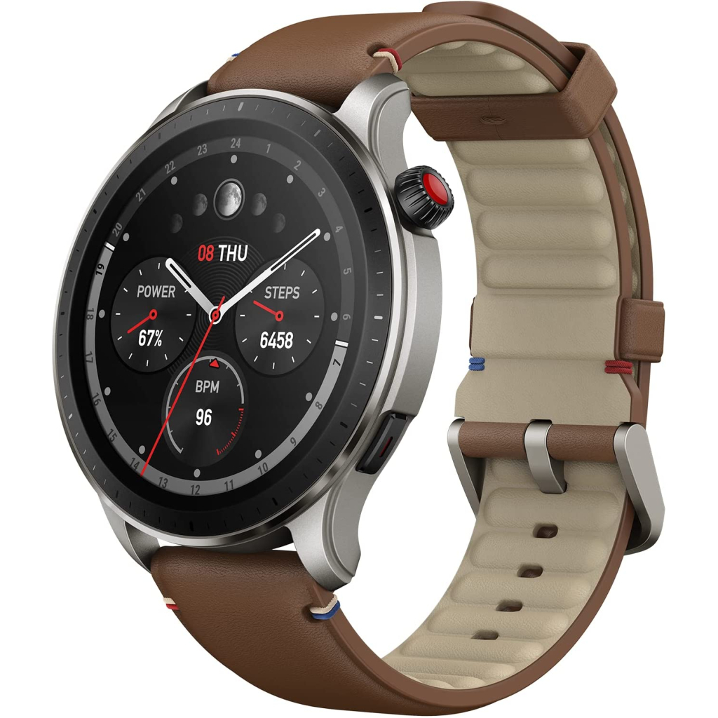 Смарт-годинник Amazfit GTR 4 Vintage Brown Leather (955545) - зображення 1