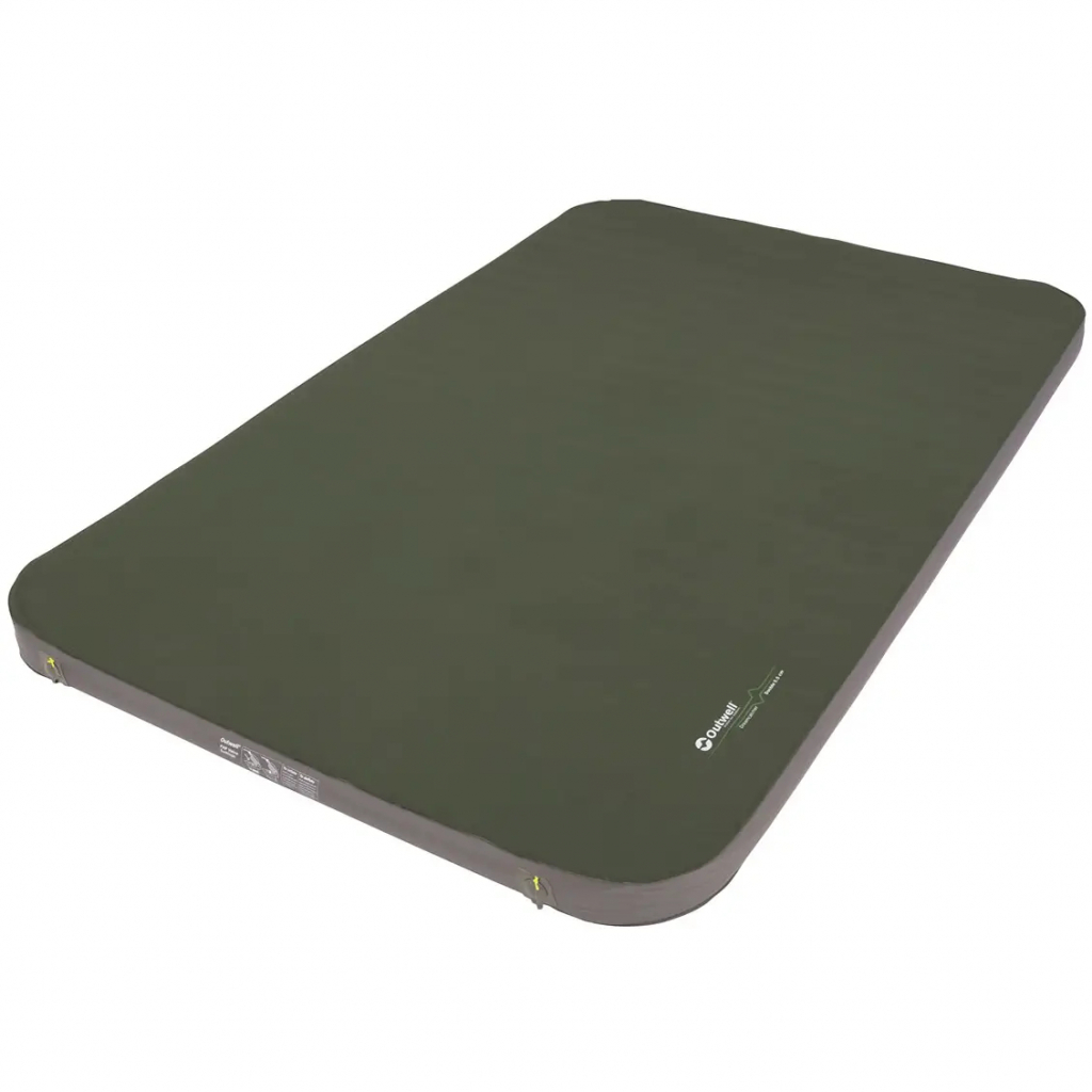 Туристичний килимок Outwell Self-inflating Mat Dreamhaven Double 5.5 cm Elegant Green (929005) - зображення 1