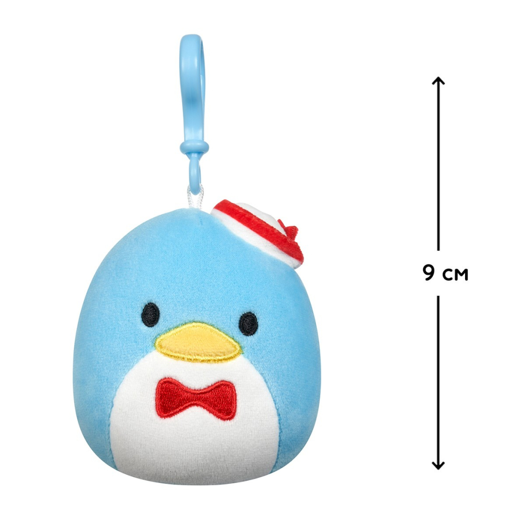 М'яка іграшка Squishmallows на кліпсі - Такседо Сем 9 см (SQSN00276) - зображення 2