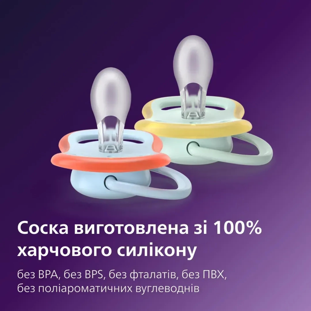 Пустушка Philips AVENT Ultra Air 0-6 місяців 2 шт блакитна (SCF087/02) - зображення 8