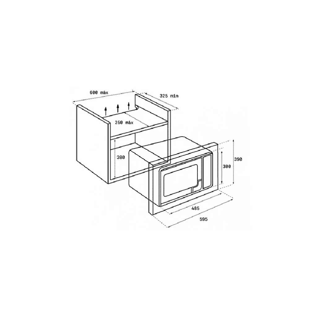 Мікрохвильова піч Teka MB 620 BI - зображення 4