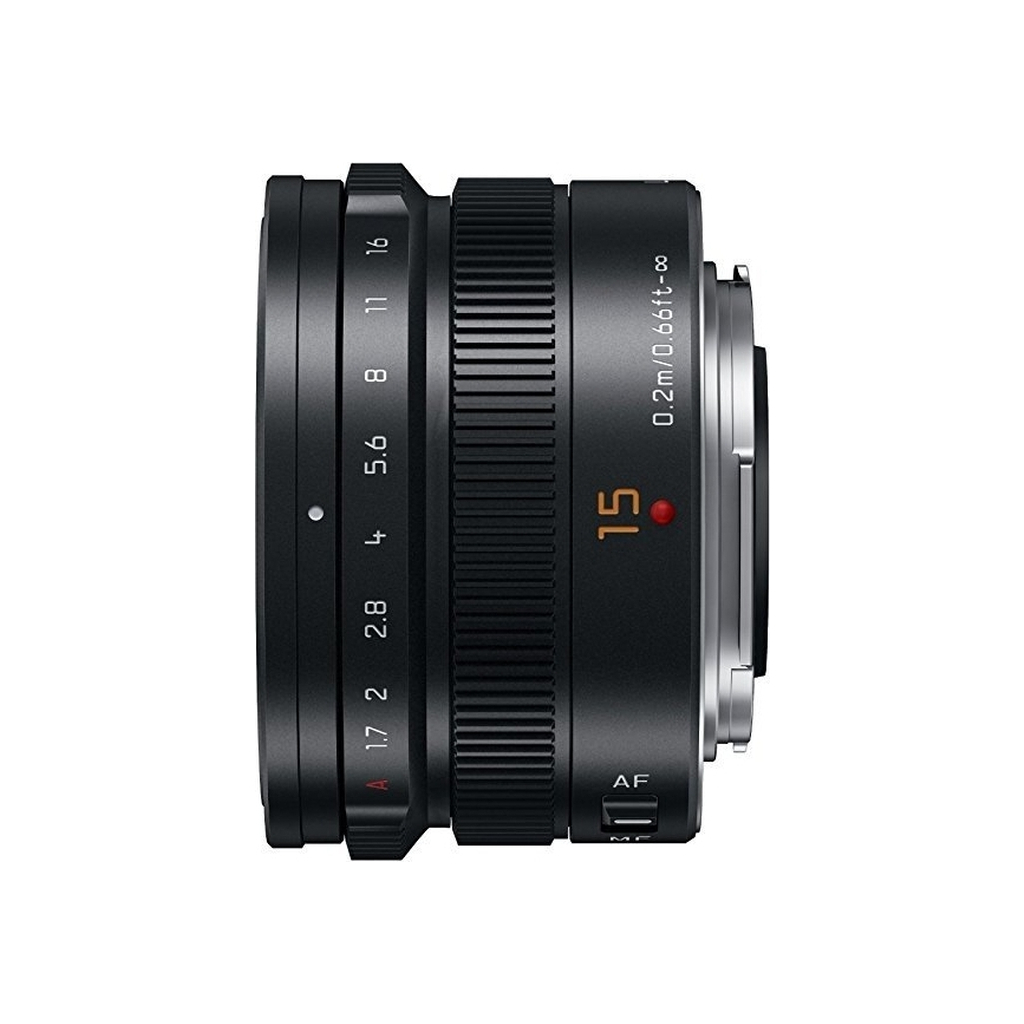Об'єктив Panasonic Micro 4/3 Lens 15mm f/1.7 ASPH Black (H-X015E9) - зображення 2