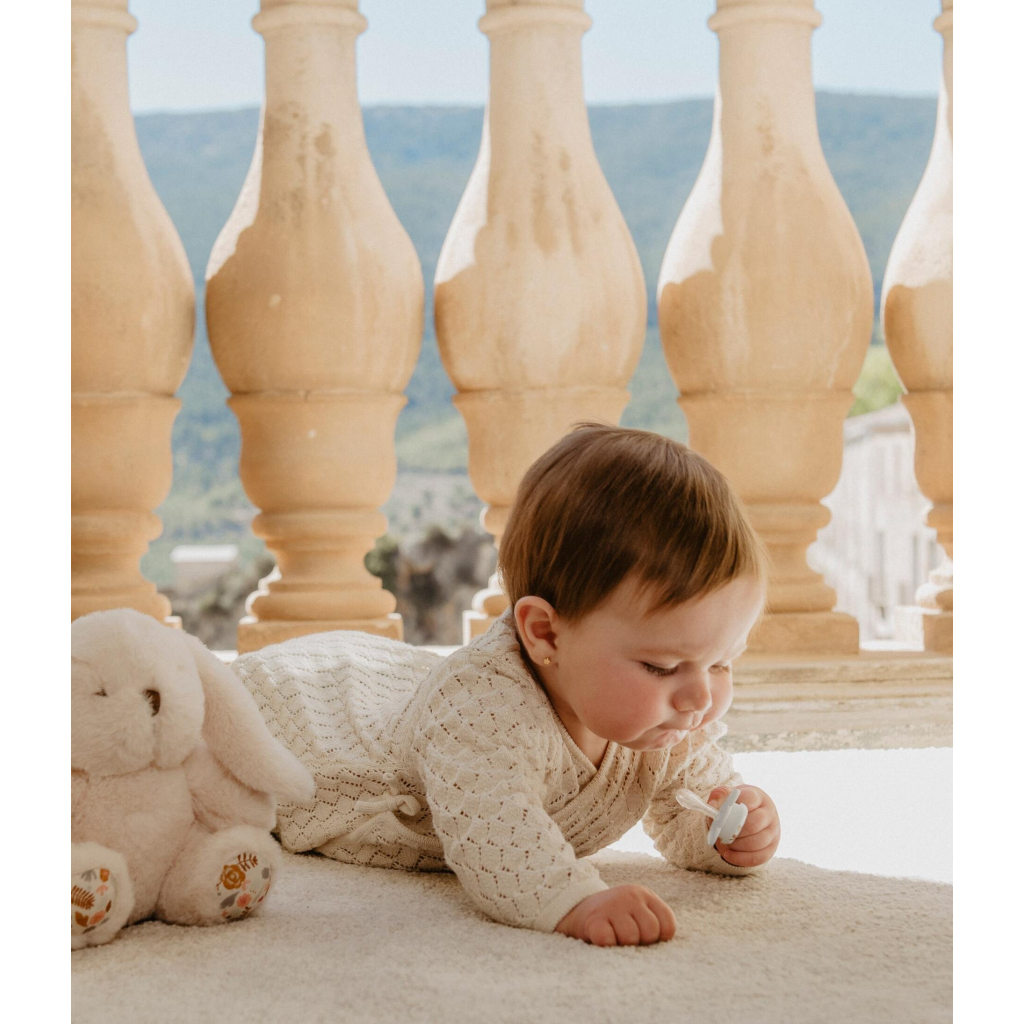 Пустушка Suavinex Wonderland у формі метелика, 6-18 міс. світло-зелена з малюнком (308783) - зображення 4