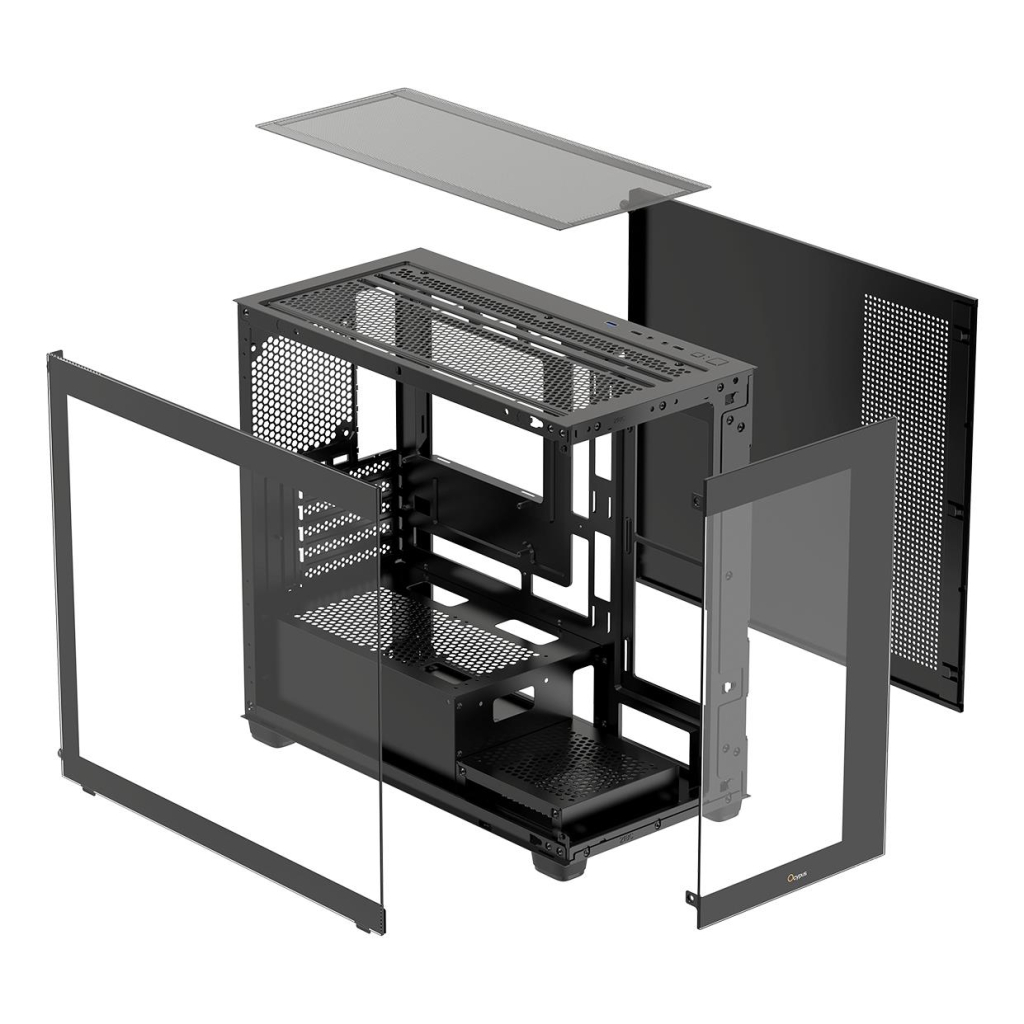 Корпус для ПК OCYPUS GAMMA C52 BK (GAMMA-C52-BKD000XX-GL) - зображення 8